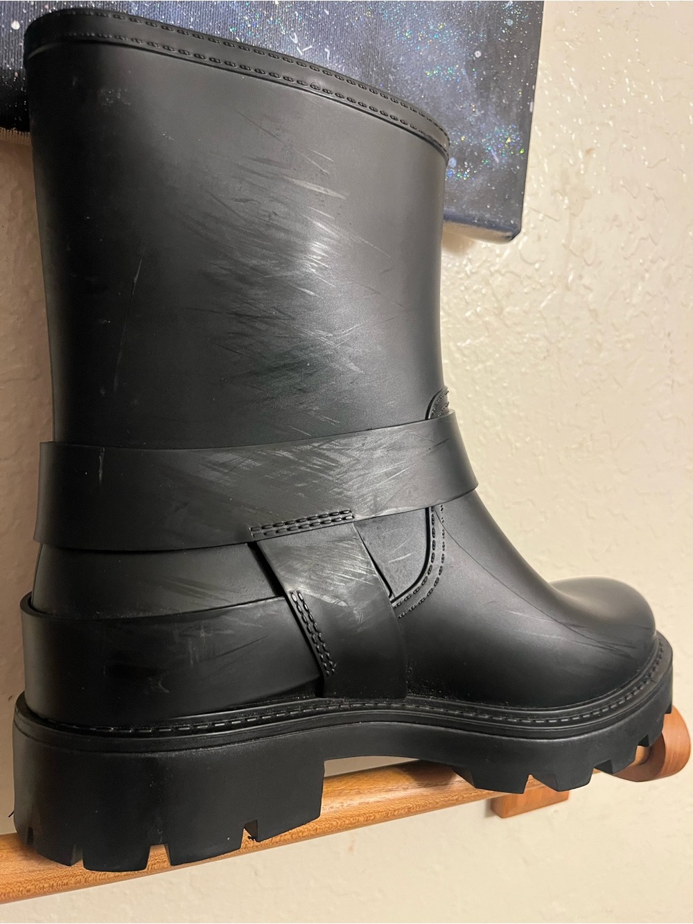Jeffrey Campbell Black Buckle Boots - Picture 3 of 3